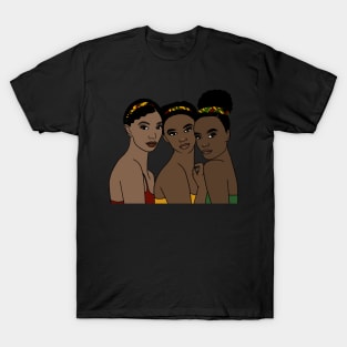 Black Queen Black Girl Rock Melanin Poppin Gift T-Shirt